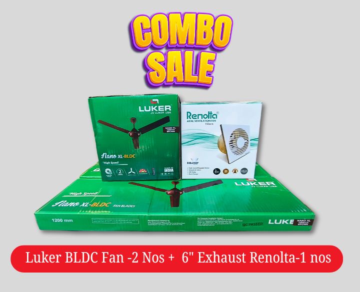 Luker BLDC High Speed - 2 Nos+6